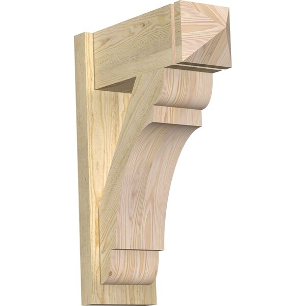 Ekena Millwork Olympic Rough Sawn Arts and Crafts Outlooker, Douglas Fir, 8"W x 20"D x 28"H OUT08X20X28OLY03RDF - main